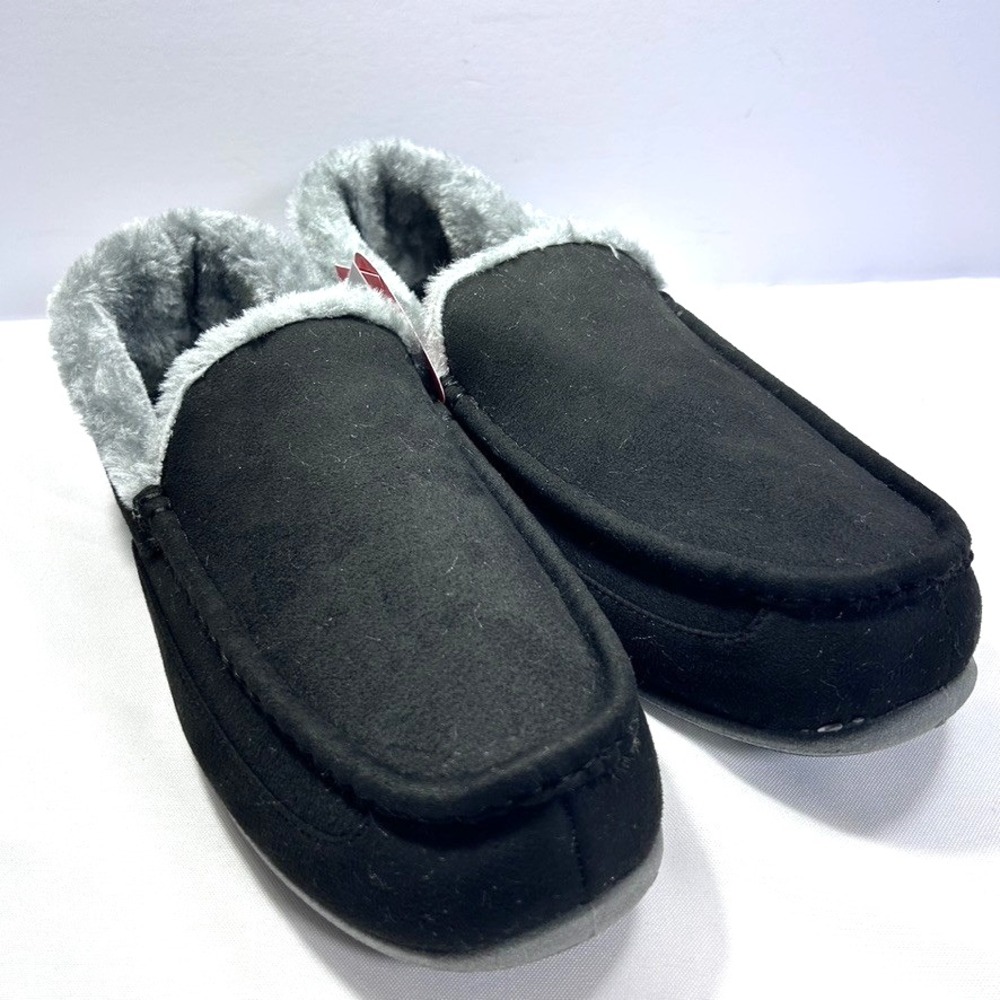 Deer Stags  Spun‎ Microsuede Slipper S.U.P.R.O Technology Men's Black US 13W